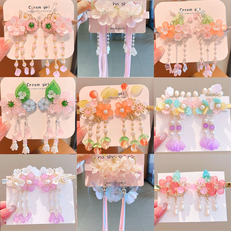 Set 2 Kẹp Tóc Nơ Xinh Xắn Dành Cho Nữ
