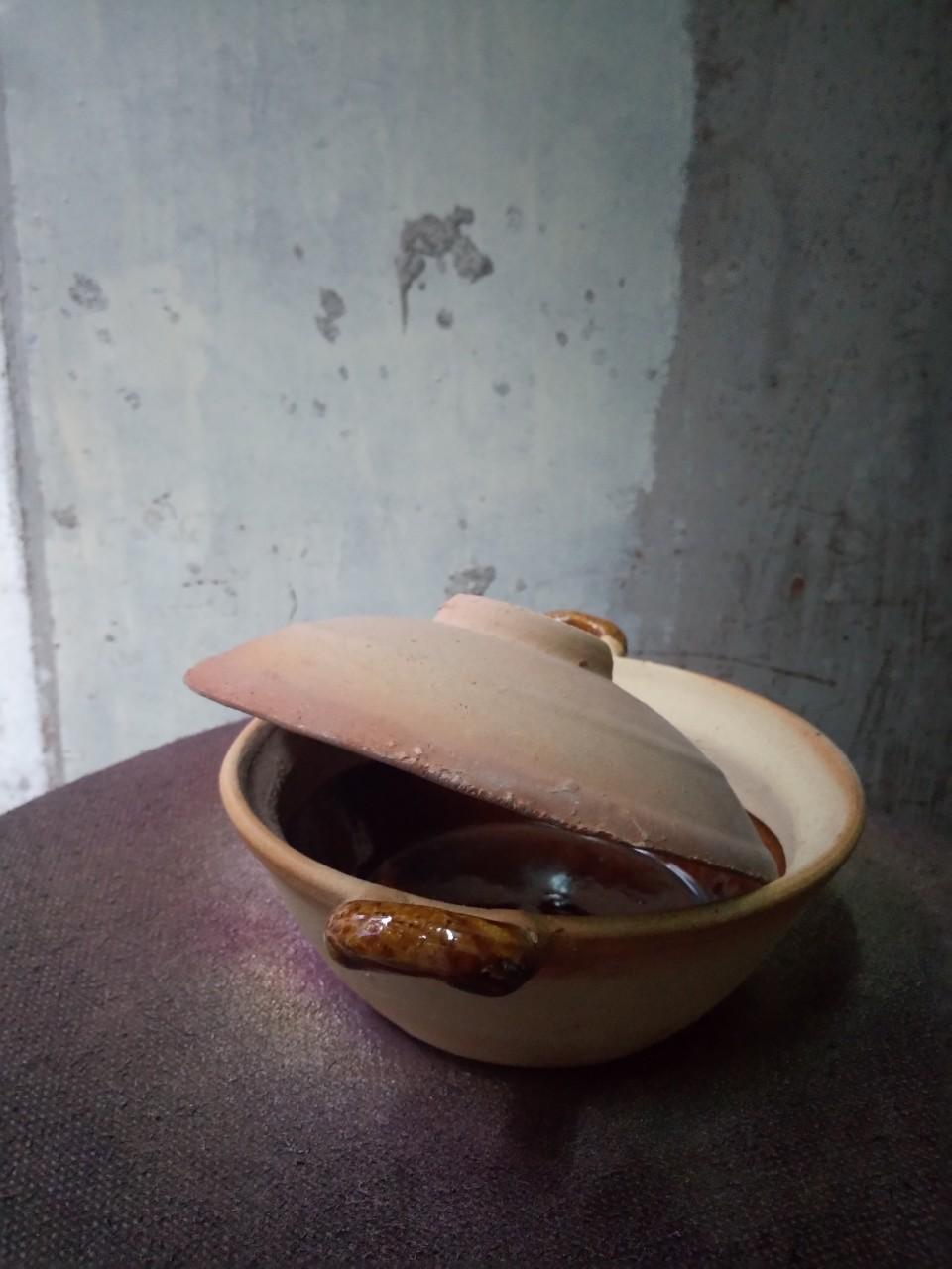 [HCM]Nồi đất trán men lớn 10*20 cm ( không nấu )