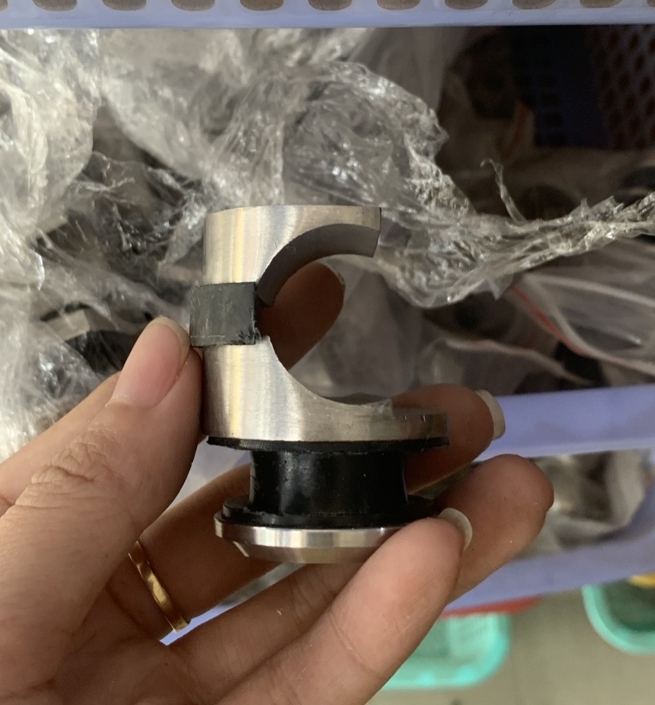 Ốc đỡ kính bộ lùa cửa kính phi 25 inox 304 hiệu VVP