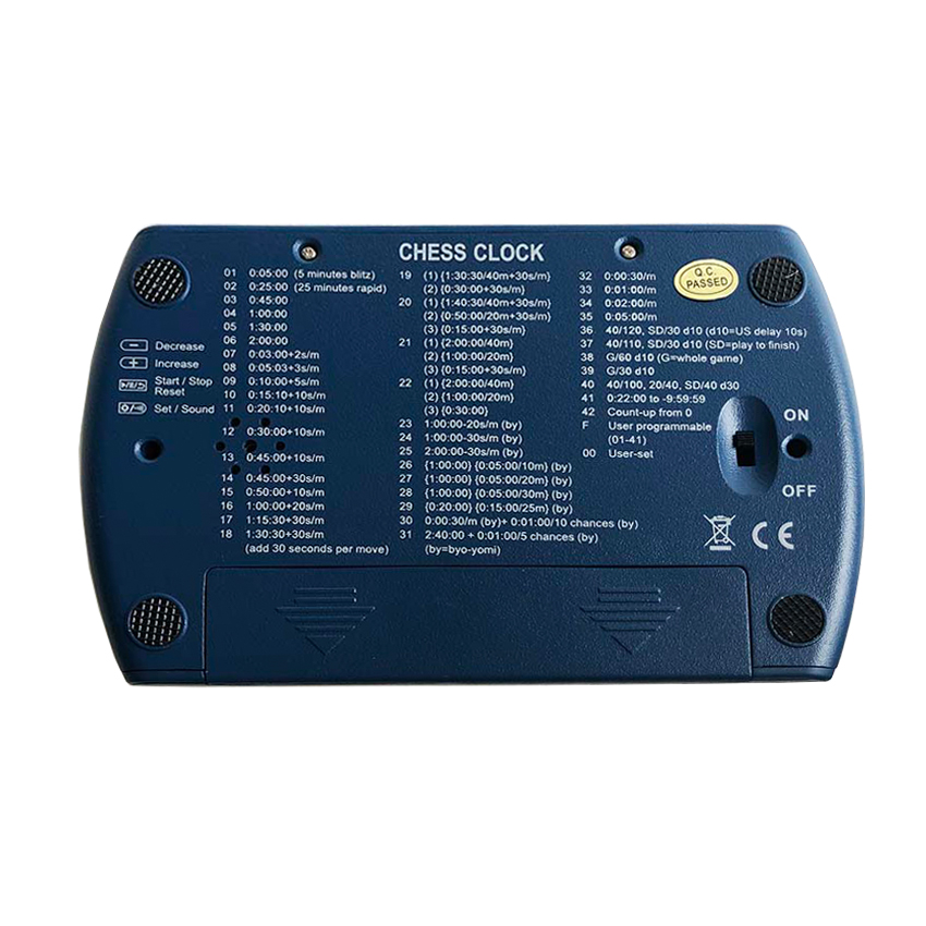 [HCM]Đồng hồ chơi cờ PS-1688 (42 chế độ chỉnh thời gian)