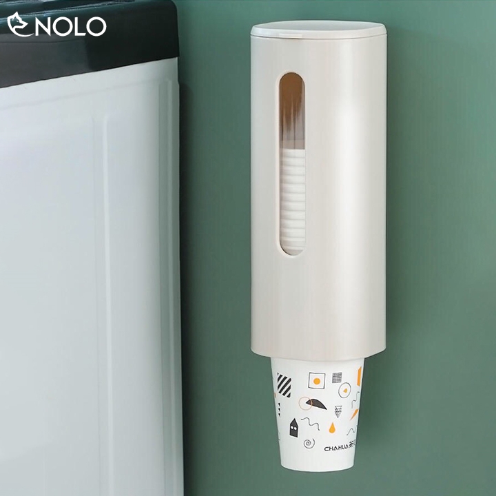 Giá Kệ Khay Dán Tường Đựng Bảo Quản Ly Nhựa Ly Giấy Phù Hợp Nhiều Cỡ Ly Chất Liệu Nhựa ABS