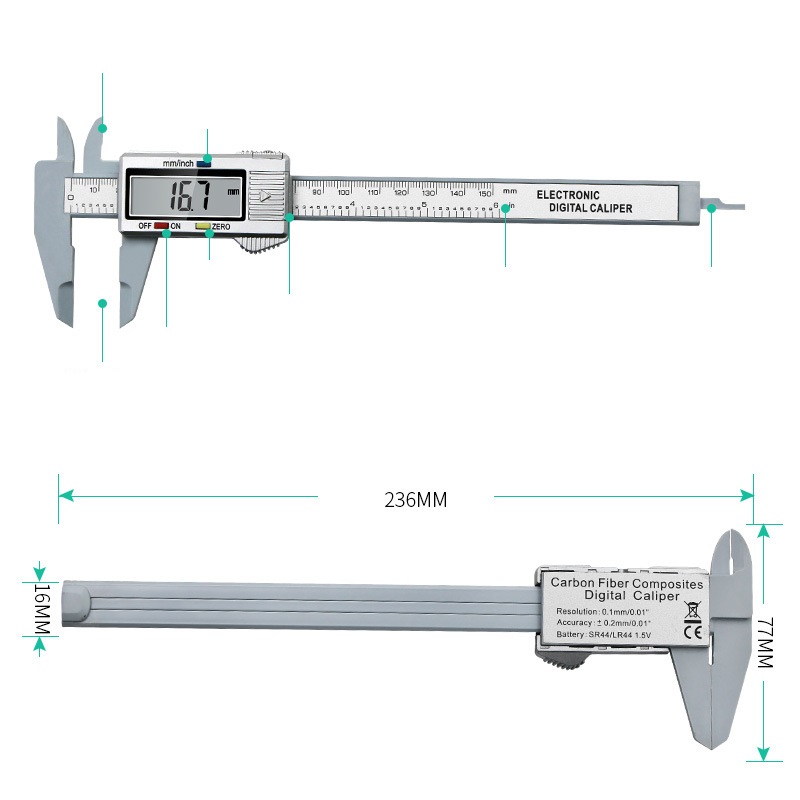 Thước đo kẹp đa năng 0-150mm