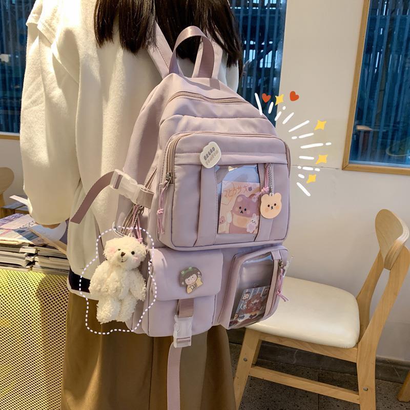 Cặp đi học Ulzzang hàn quốc học sinh cấp 2 3