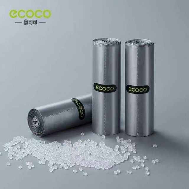 Túi Đựng Rác Tự Cắt Có Quai Cầm Siêu Dai Ecoco 1918