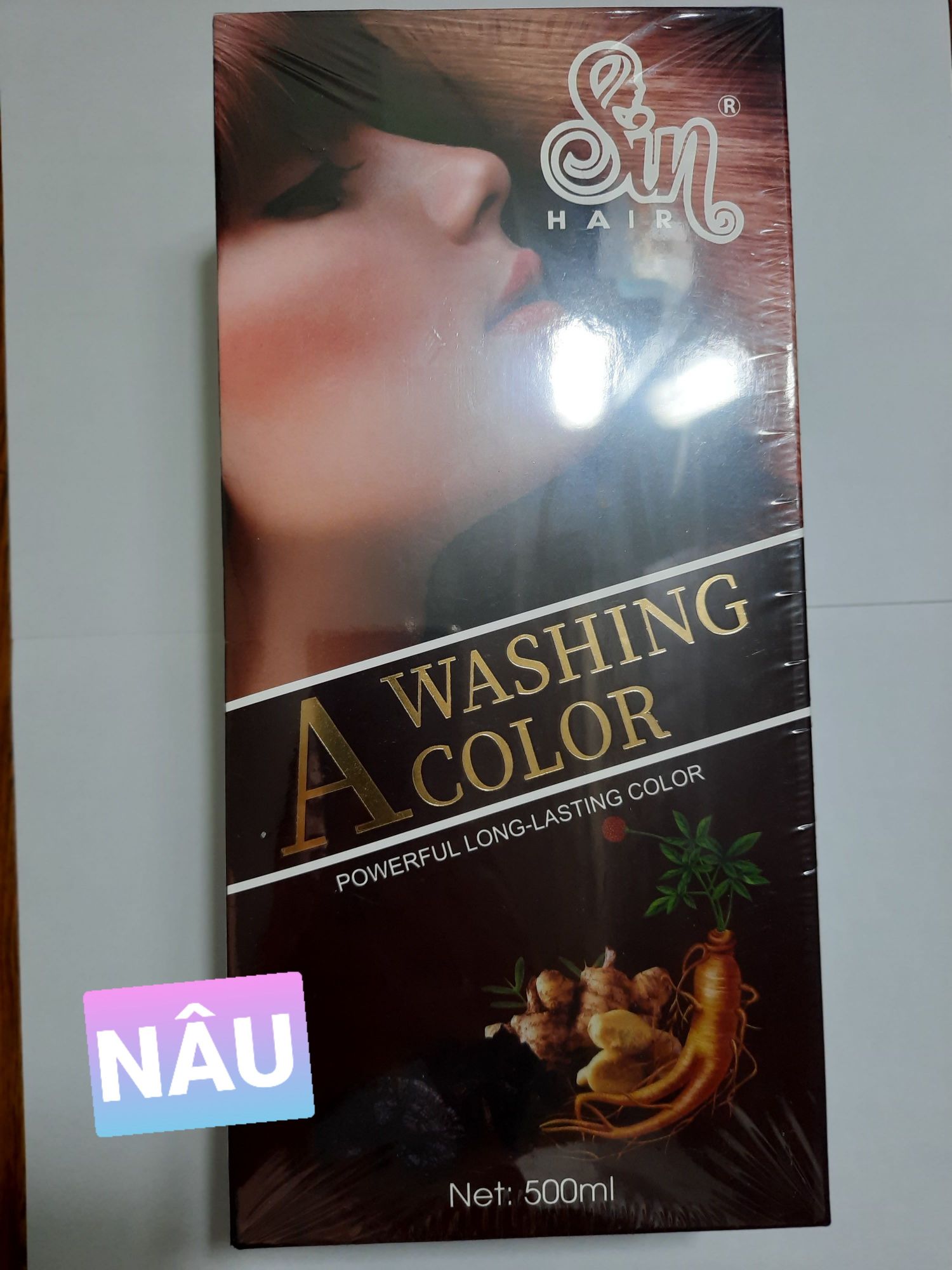 Dầu gội phủ bạc nhân sâm sin hair của nhật