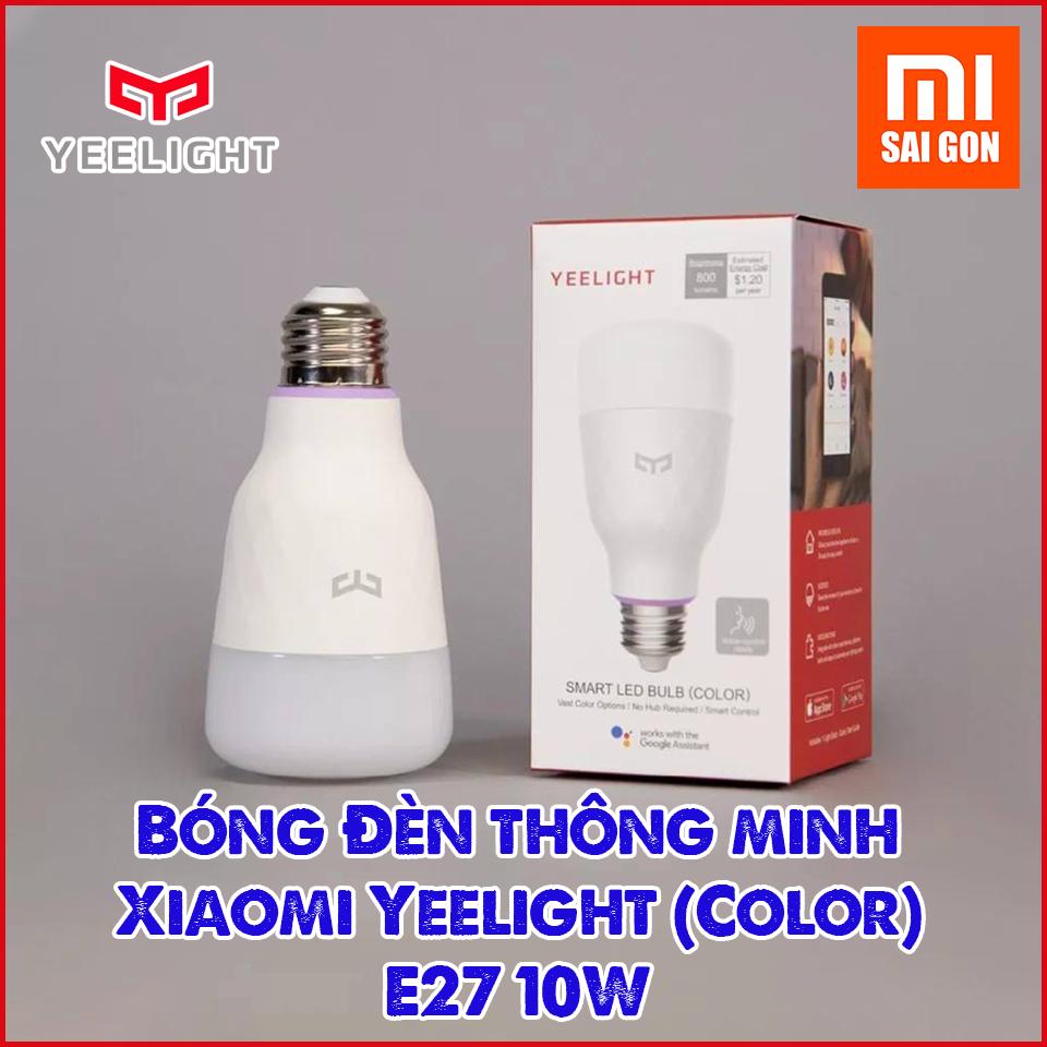 Bóng Đèn Wifi Xiaomi Mijia Yeelight (Color) E27 10W ( 2018 ) - Xiaomi Yeelight Smart LED Build (Color)
