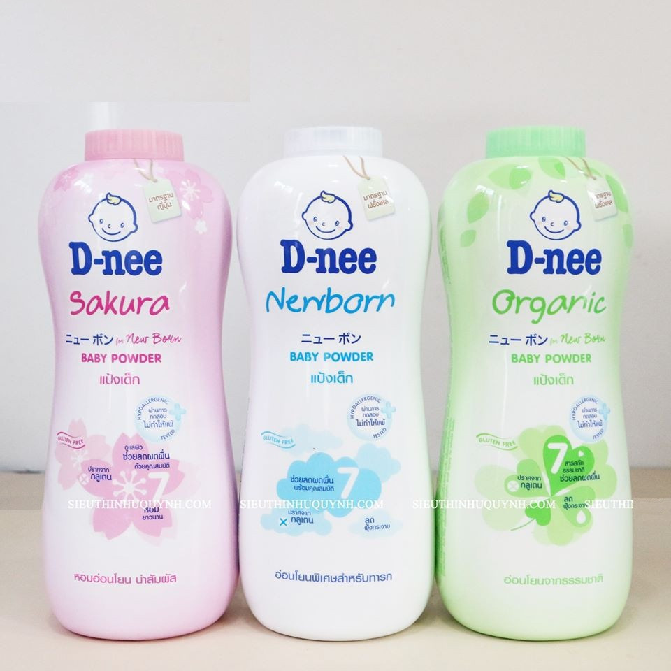 Phấn Rôm Dnee Baby Powder 380g Thái Lan