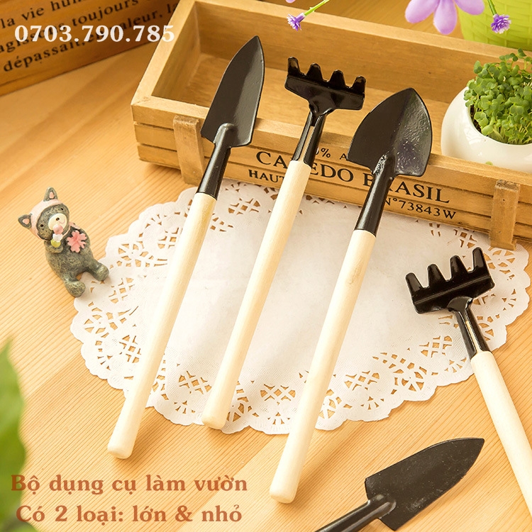 [HCM]Bộ Dụng Cụ Làm Vườn 3 Món