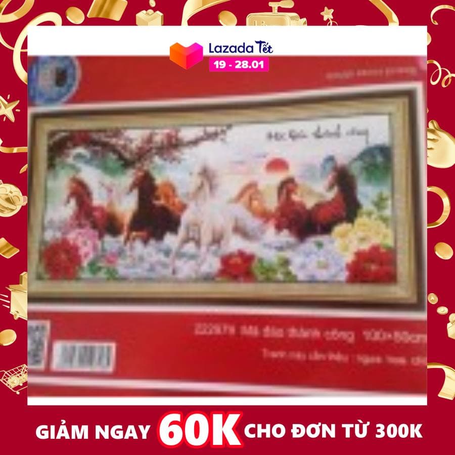 Tranh thêu chữ thập mã đáo thành công 222979-Ngọc Thịnh