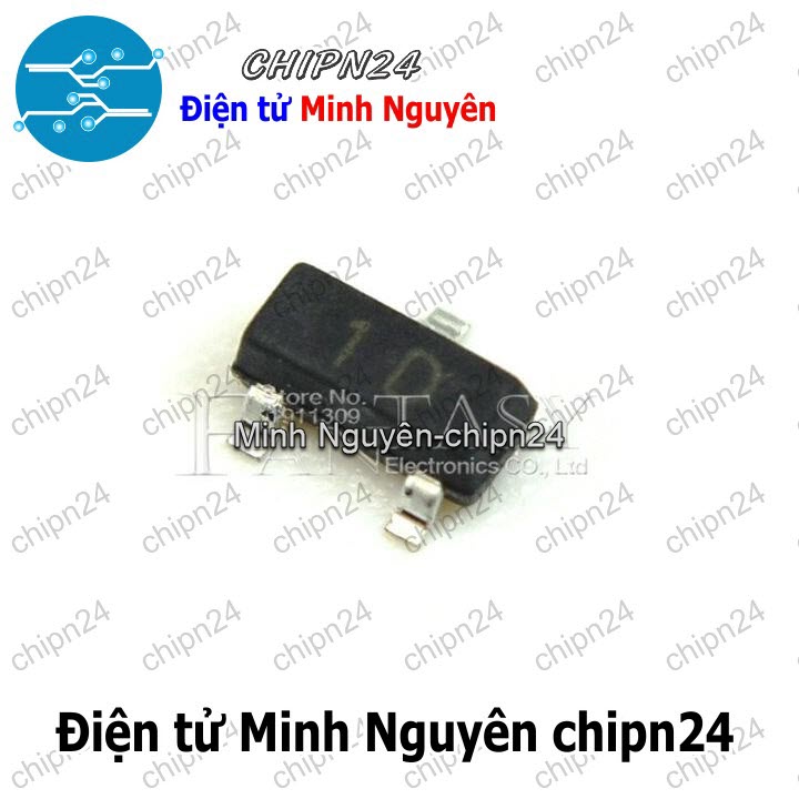 [10 con] (G3.2) Transistor Dán A42 (1D) SOT-23 NPN 500mA 300V (SMD) (KSP42 MMBTA42) - HH004295