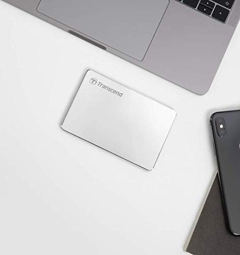 Ổ cứng di động 1Tb Transcend C3S 2.5" EXTRA SLIM TS1TSJ25C3S (Silver)