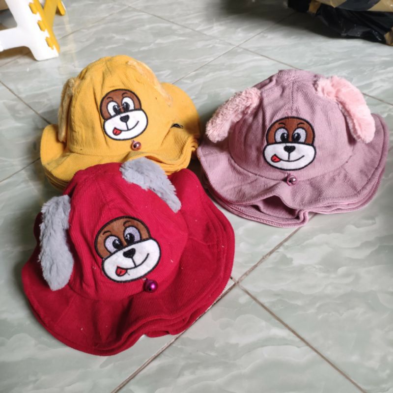 [Rẻ vô địch] Nón vành chuông leng keng cho bé 1-3 tuổi