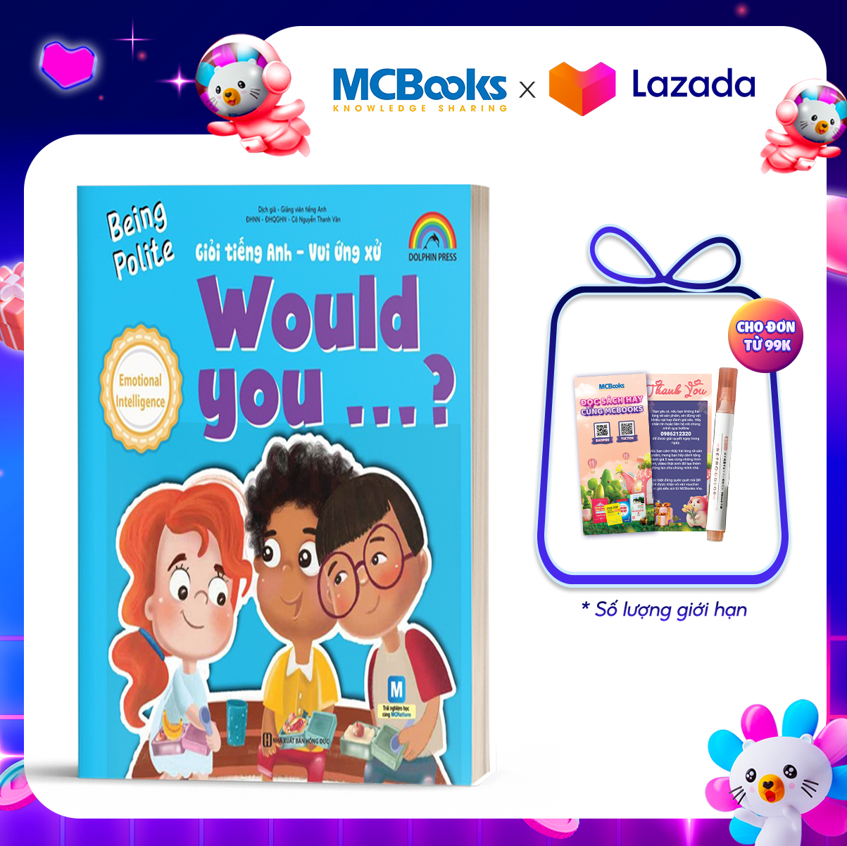Giỏi Tiếng Anh - Vui Ứng Xử Would You - MCBooks