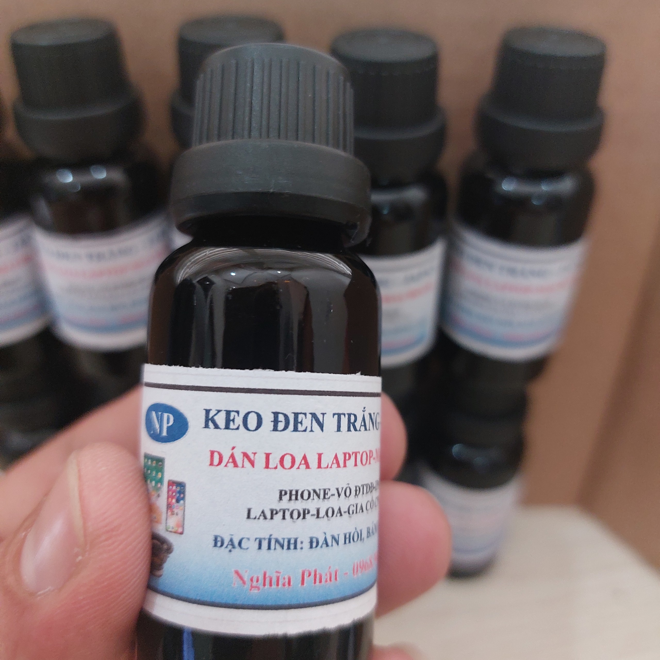 Black Adhesive for Making Speaker Membrane for Laptop - iPad - Iphone..