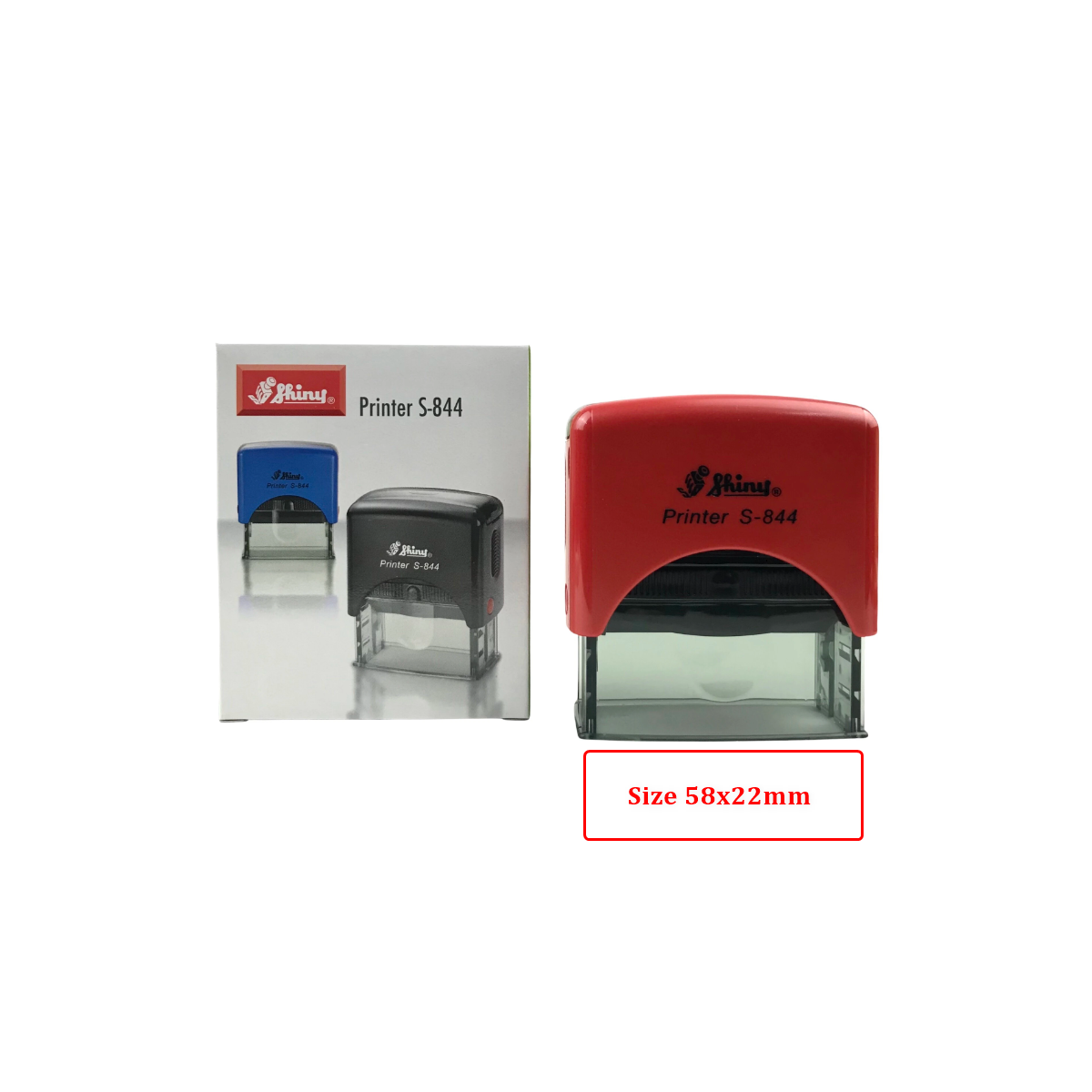 Dấu Lật Shiny S-844 (58x22mm) Không Nội Dung