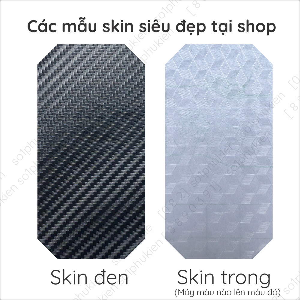 Miếng dán mặt lưng skin carbon Samsung Galaxy S10E