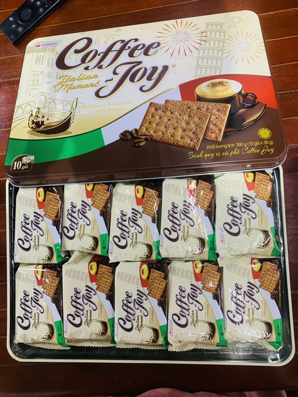 Bánh Coffee Joy 450g (Hộp thiếc)