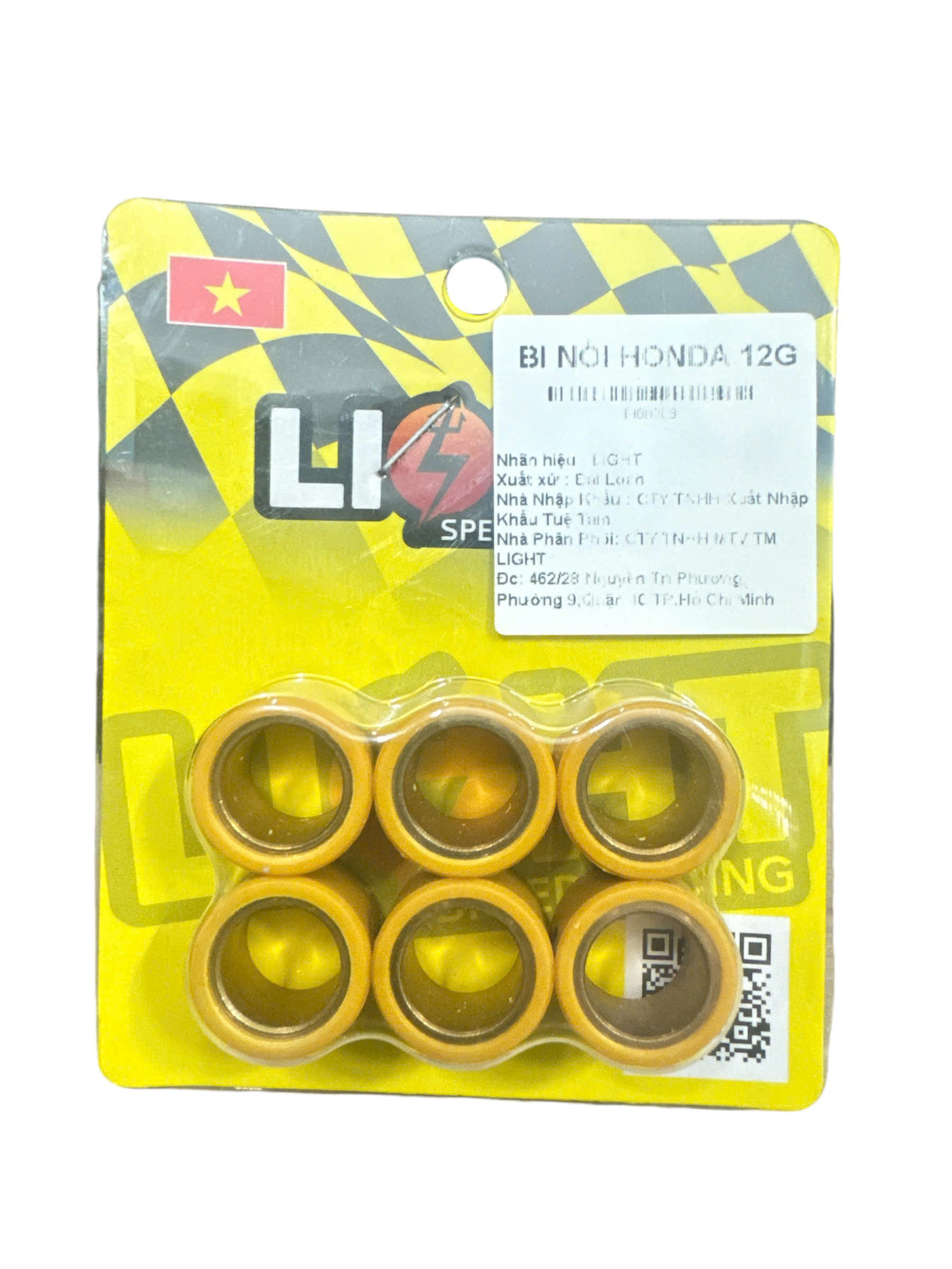 Bi nồi LIGHT Vario 125cc / 150cc ( Bao gồm 9 --> 16 gram ) ( 15X20 )