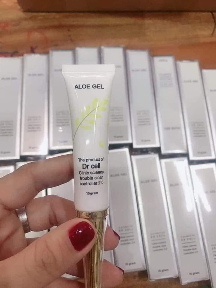 Gel Nha Đam Chấm Mụn Dr Cell 15ml giảm mụn gom còi mụn nhanh chóng