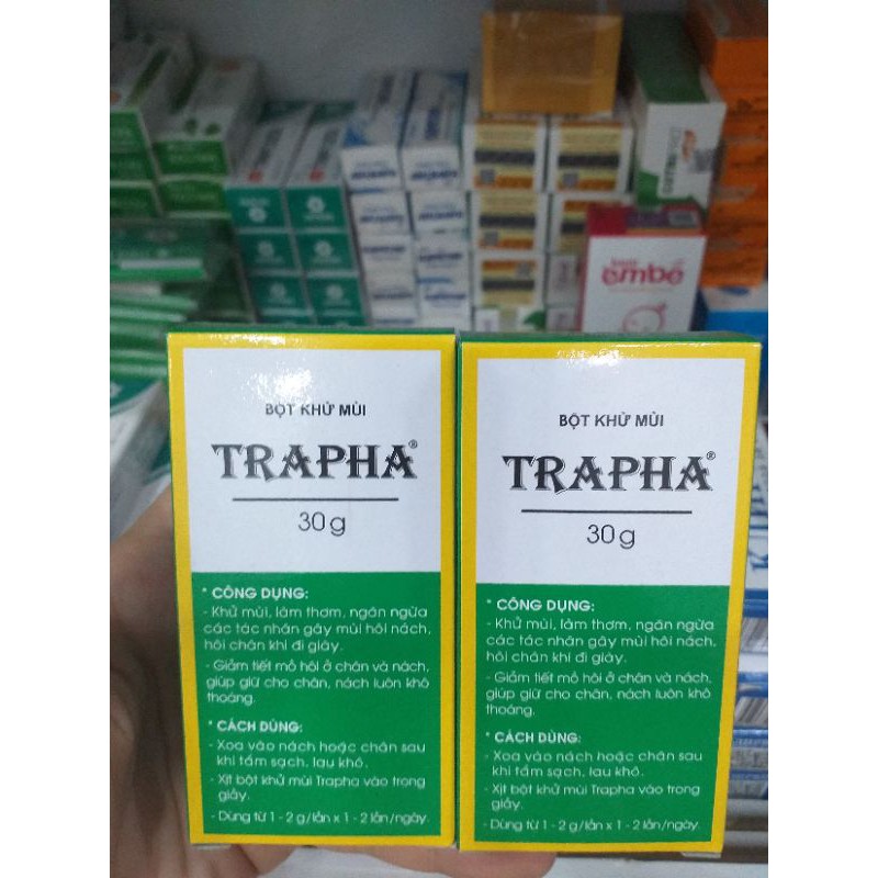 [HCM]Bột khử mùi TRAPHA