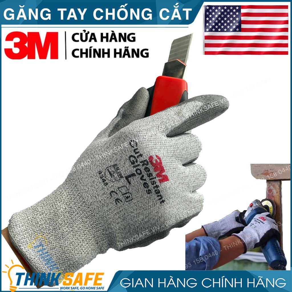 Cut resistant gloves 3m level 3, coated with nitrile anti-oil viscosity, protective sleeve protective dedicated for engineering, engineering, work with religious, iron, glass-protective thinksafe