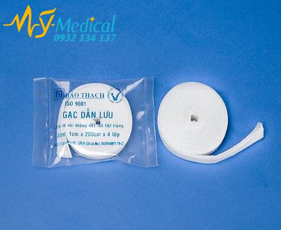 Gạc dẫn lưu bảo thạch 1 x 200 x 4