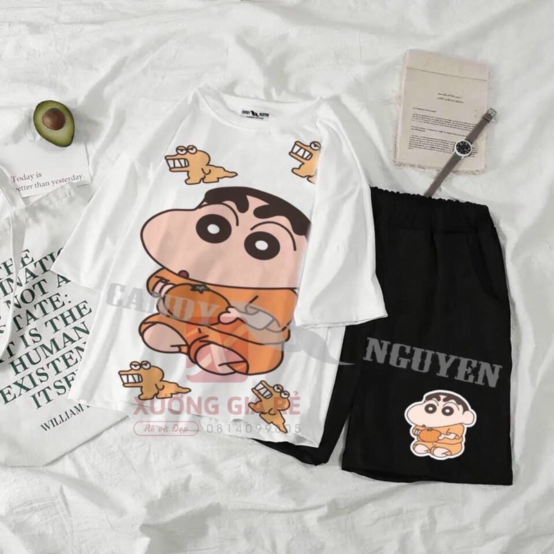 Đồ bộ hoạt hình mẫu cu shin mới nhất