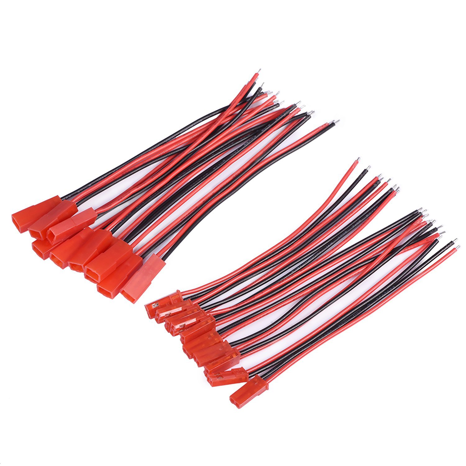 Cặp Jack nối JST 2P Đực - Cái dây 22AWG