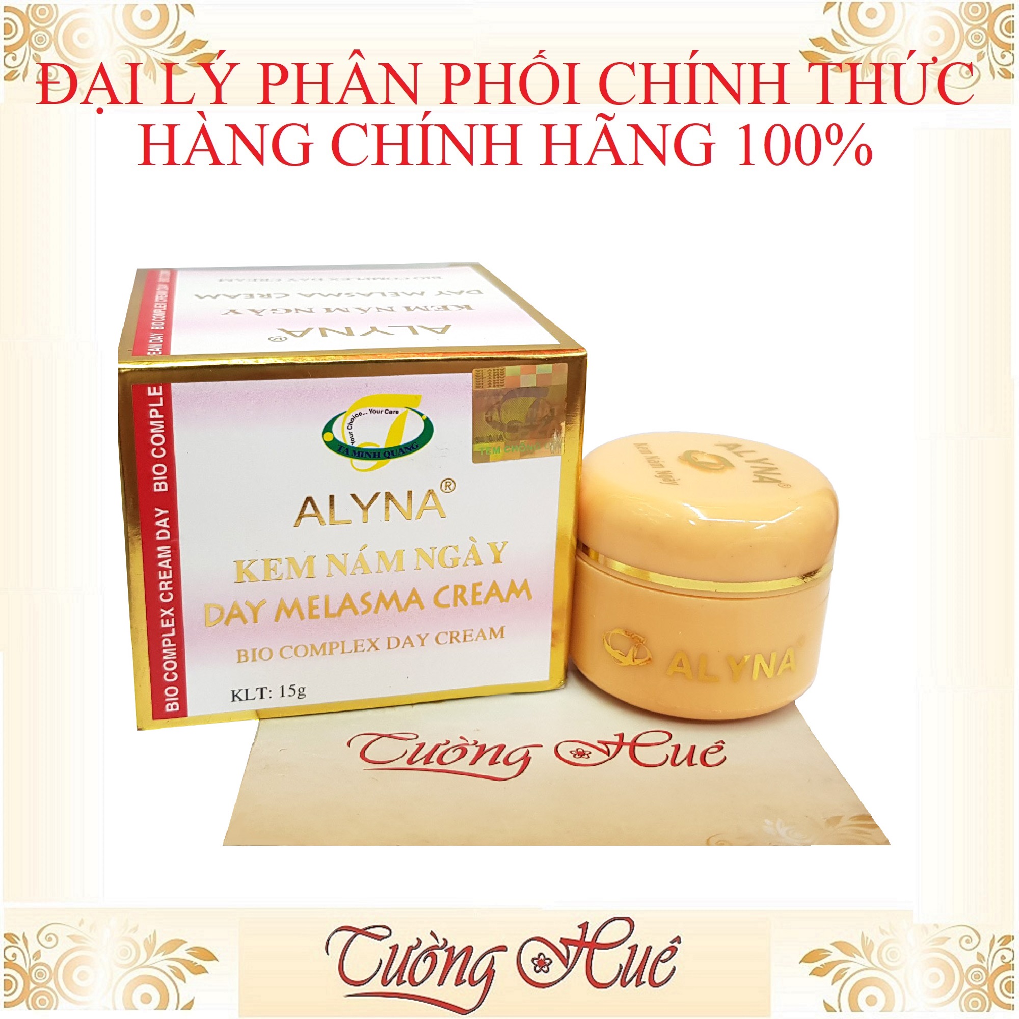 Kem nám ngày alyna day melasma cream - 15g.