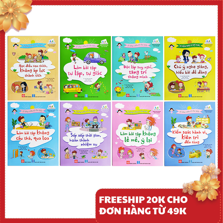 Sách cho bé - Kỹ năng quản lý bản thân – Trọn bộ 8 cuốn