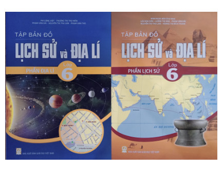 Combo - sách tập bản đồ lịch sử và địa lí lớp 6 -