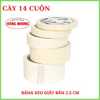 [ Sale]Cây 12 Cuộn Băng Keo Giấy 2.4F