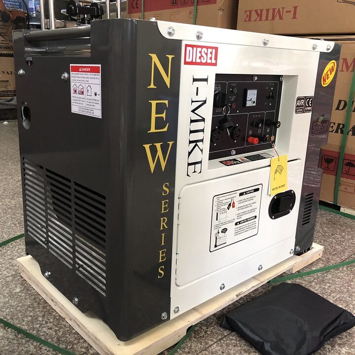 [Trả góp 0%]Máy Phát Điện Chạy Dầu 7Kw I-MIKE DG 9800SE