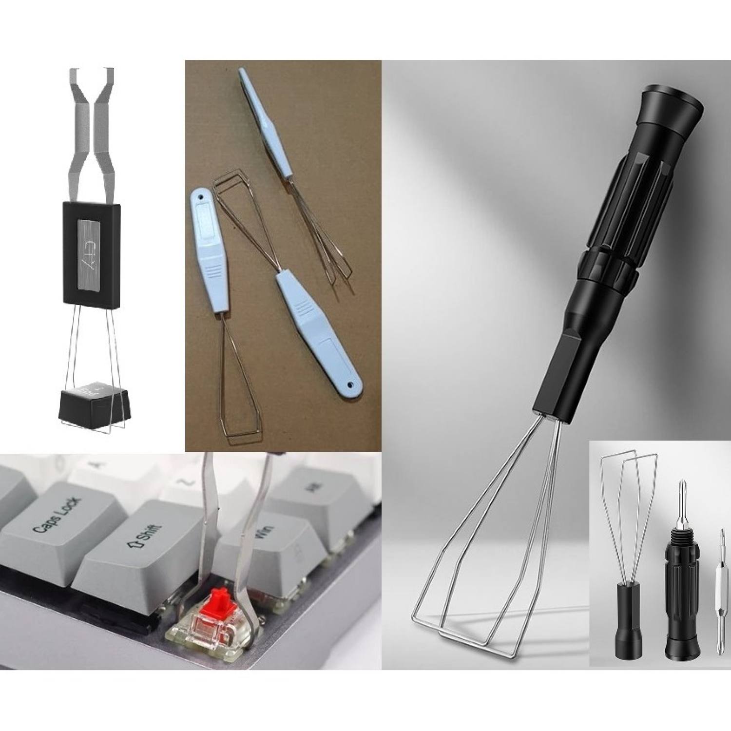 Keypuller nhổ keycap kèm nhổ switch (switch puller) - có đầu tô vít