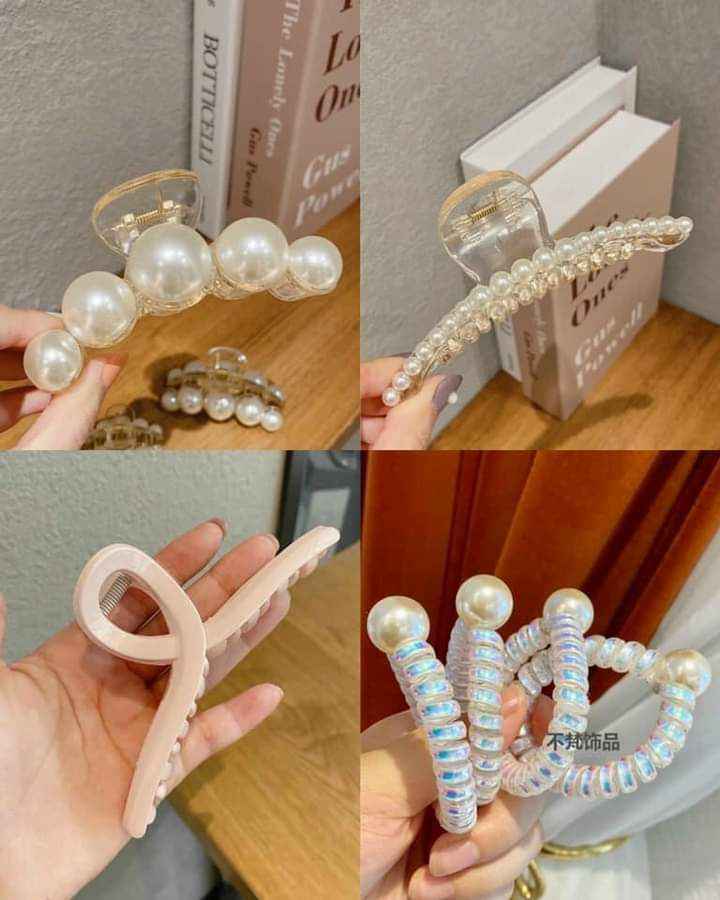 SET KẸP TÓC, CHUN TÓC 5 MÓN HÀN QUỐC SANG CHẢNH-giadungnhaxinh