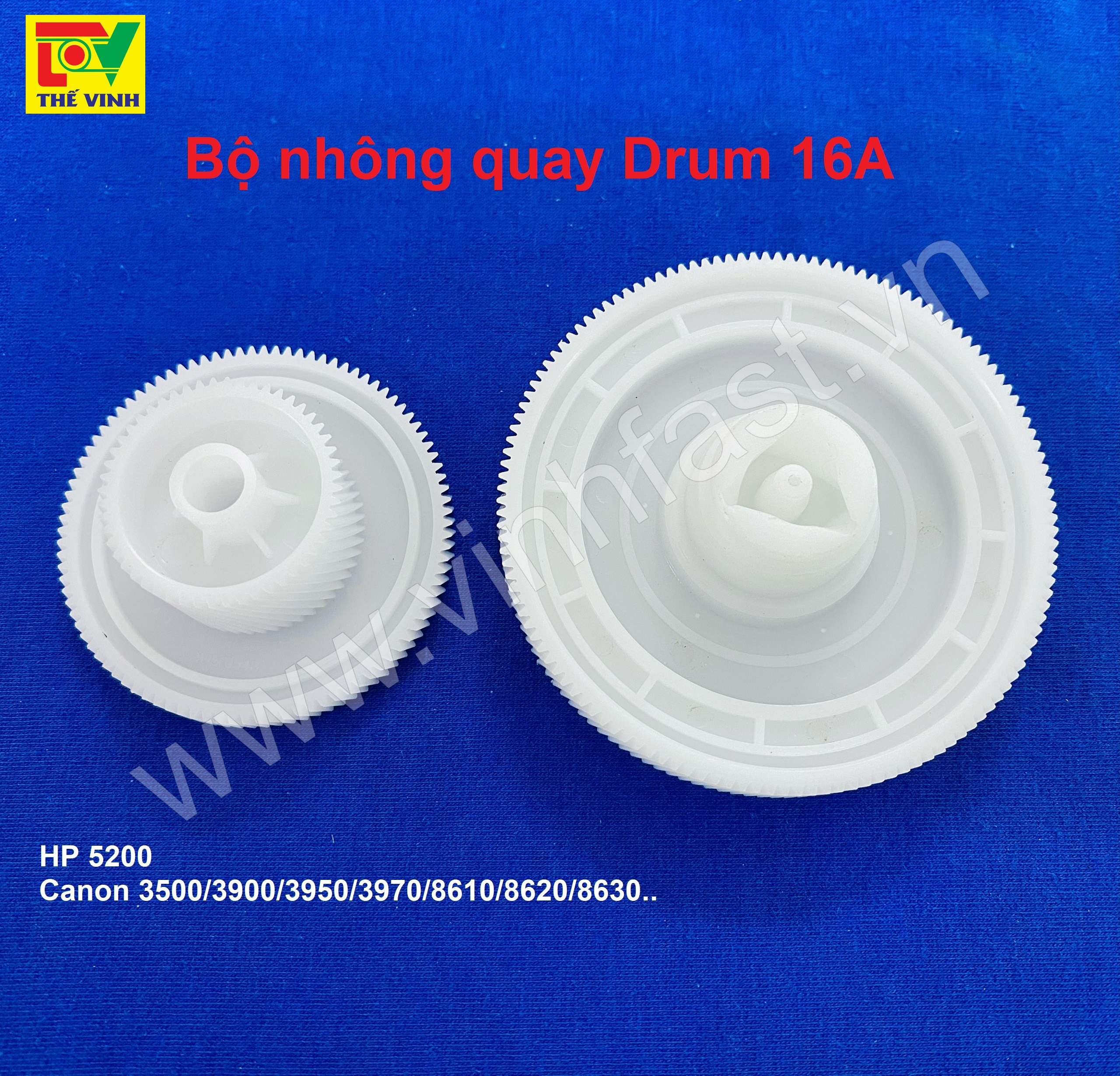 Set salamanders transfer drum 16a, hp 5200 - 706 canon 3500 - 3900 - 3950 - 3970 - 8610 - 8710 etc.