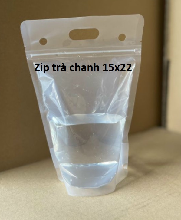 1kg túi zip đựng trà chanh, trà sữa