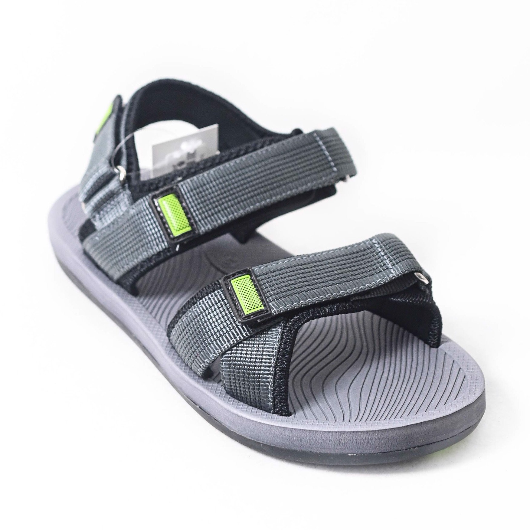 [Hoàn Xu] [SALE GIẢM SỐC] GIÀY SANDAL QUAI HẬU NAM BITI'S XỐP ĐẾ CAO SU CHỐNG TRƯỢT DXM149933 (ĐEN + XÁM) - BITIS