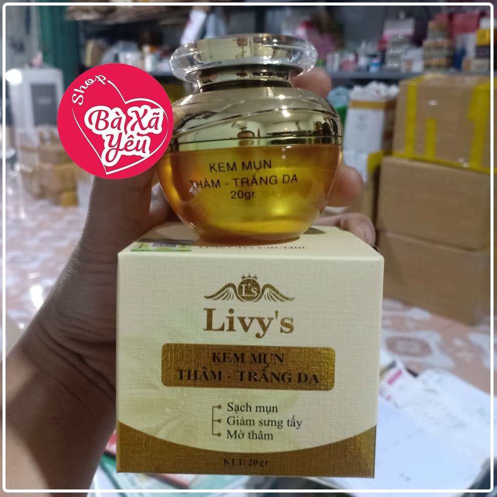 Kem Mụn , Thâm , Trắng Da Livy Vàng