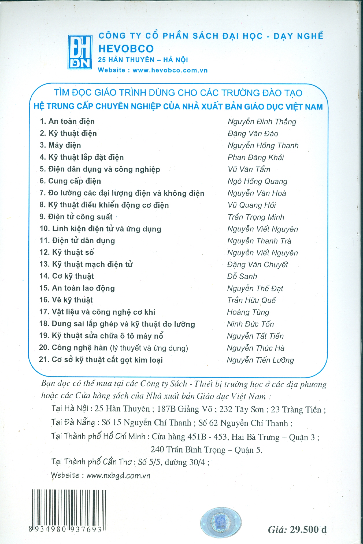 Giáo Trình Công Nghệ Hàn