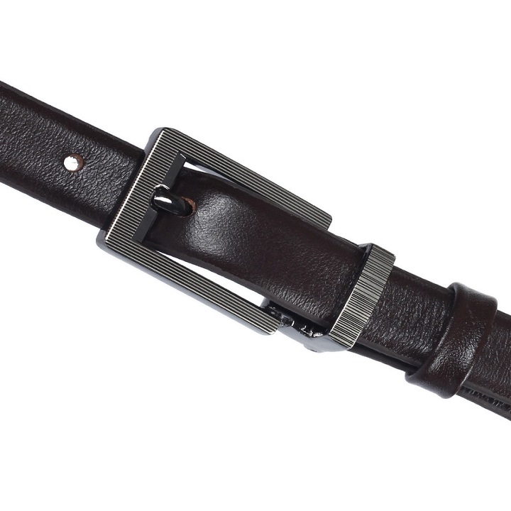 Thắt lưng nữ  da bò 2P màu nâu HQ5117