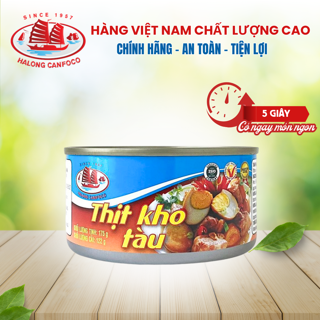Thịt kho tàu 175g - Đồ Hộp Hạ Long