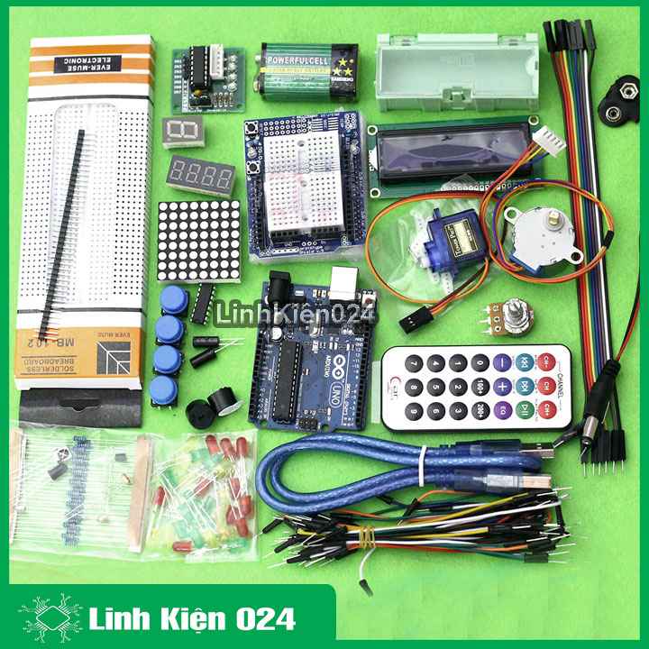 Combo bộ học tập arduino v1 đầy đủ
