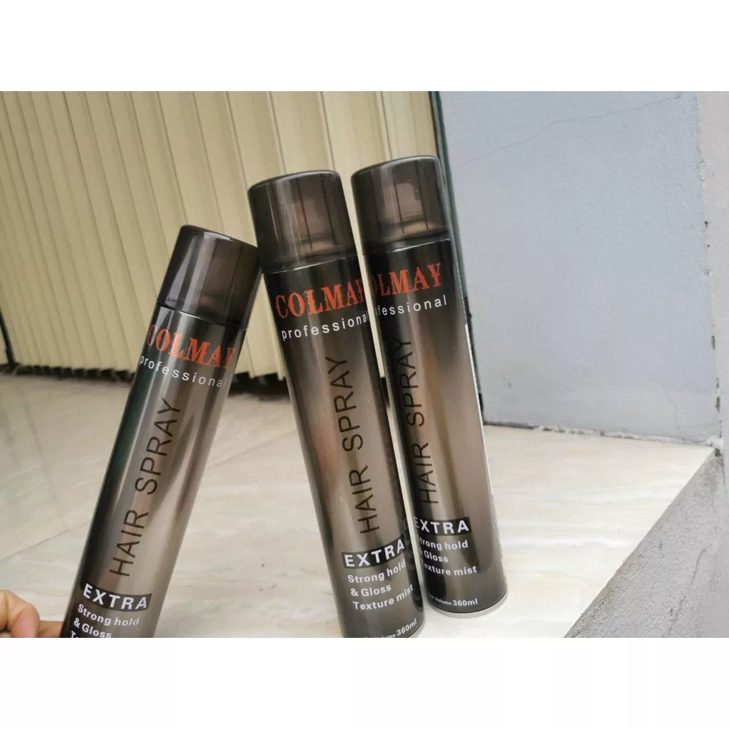 Combo 3 Lọ Gôm xịt tạo kiểu tóc giữ nếp tóc Colmay