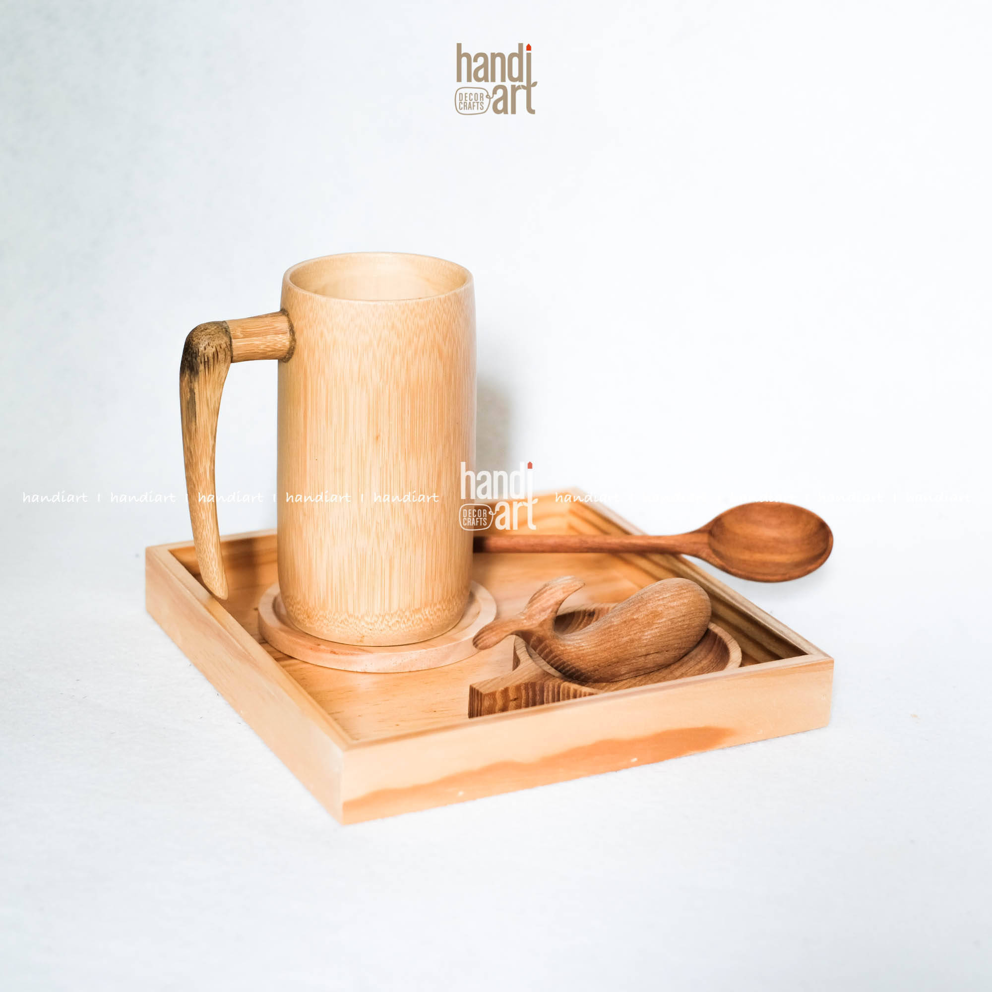 [HCM]Ly tre có quai - Cóc tre - Ly tre handmade
