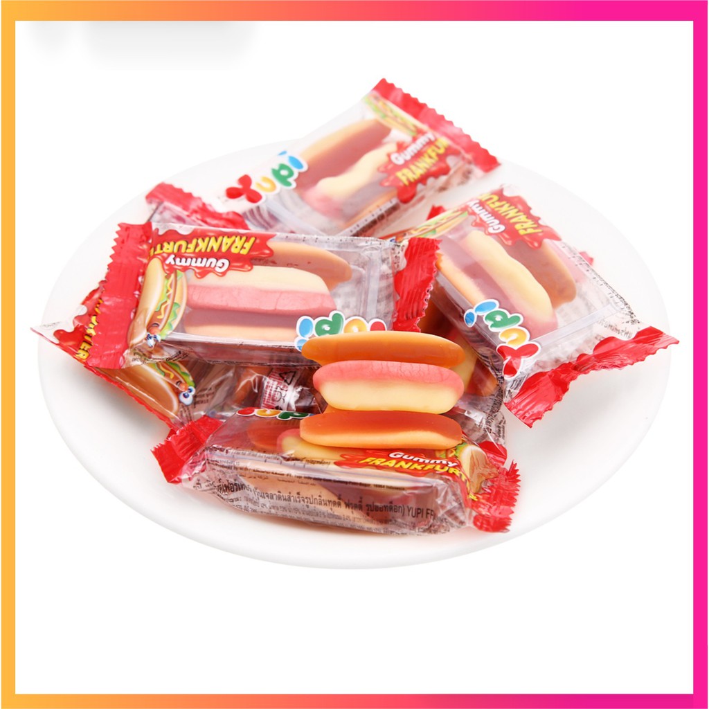 Kẹo Dẻo Yupi Hamburger Vỉ 60 Viên