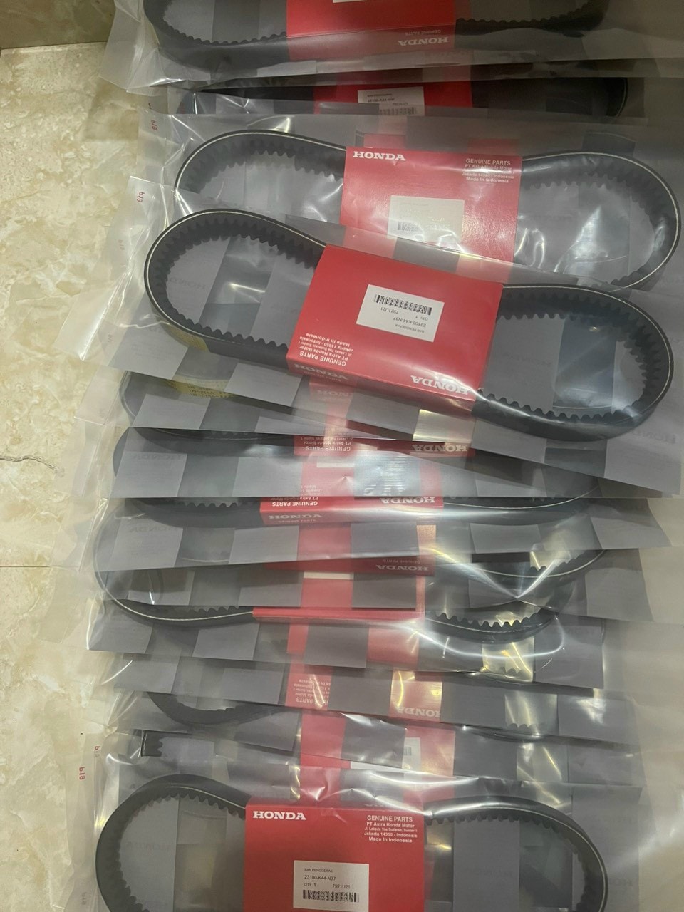 Dây curoa honda indo hàng loại 1 xe máy sh/ab125/ab110/lead/vision mới/vision cũ