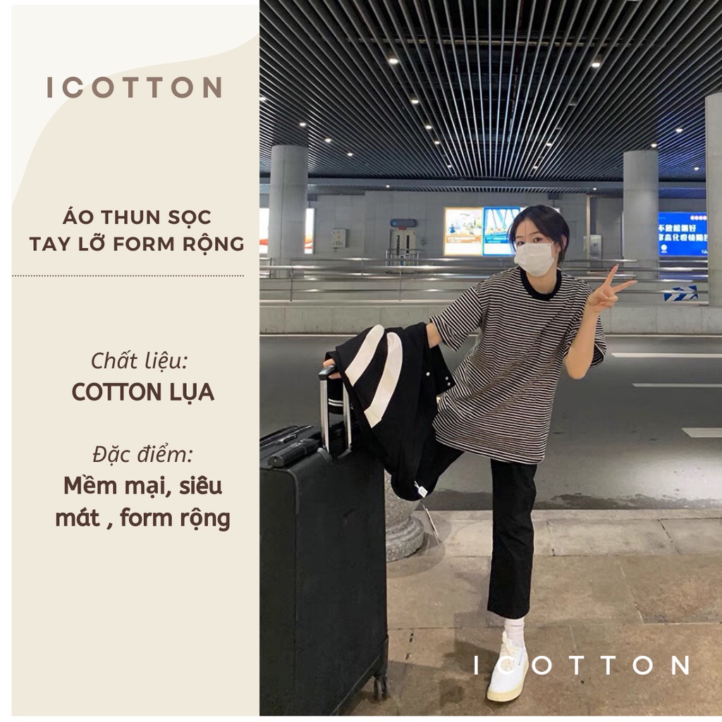 Áo thun nữ kẻ sọc thời trang Style hàn