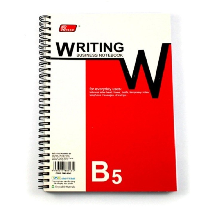 [[Ưu đãi theo dõi ]] Sổ lò xo Notebook B5