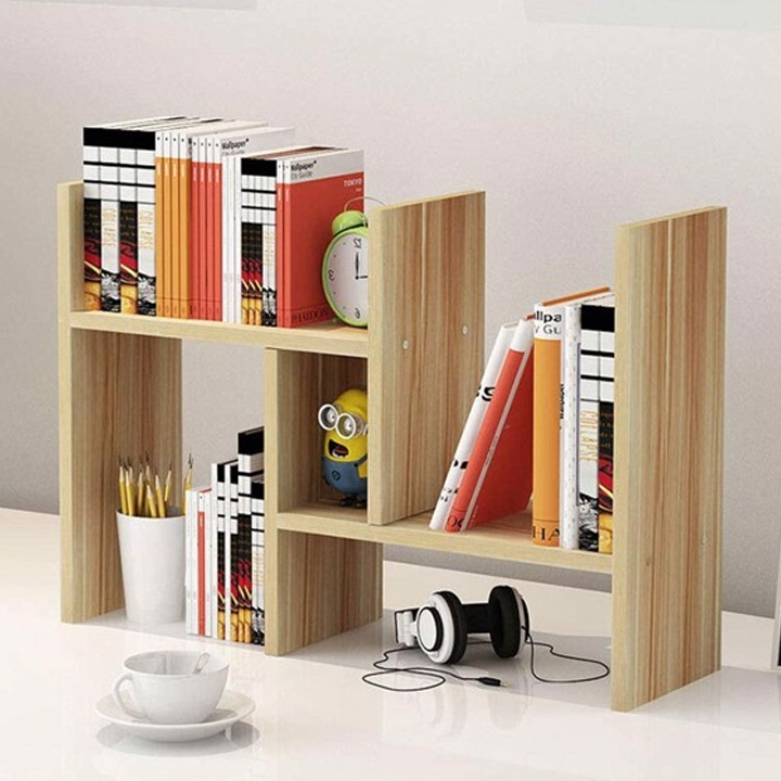 Kệ Sách, Giá Sách, Kệ Sách Để Bàn 12mm - Giá sách để bàn bằng gỗ ,kệ sách mini - kệ sách lắp ghép Kệ Sách, Kệ Sách Mini Cao Cấp 5 Tùy Chỉnh Xếp Đặt
